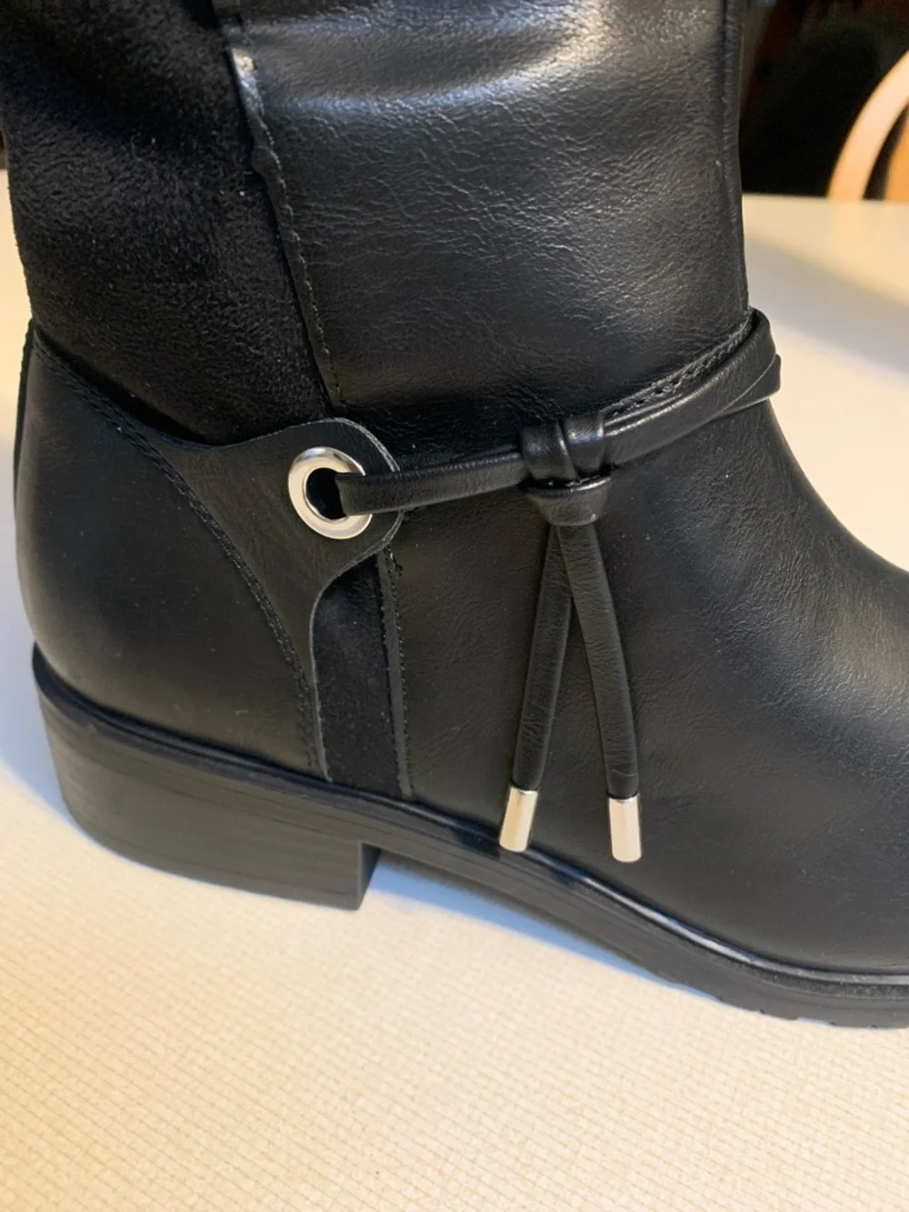 Style & Co.Classic Black Knee-High Verrlee Women’s Riding Boots NWOT